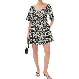 NEW BERNADETTE short manou dress in black